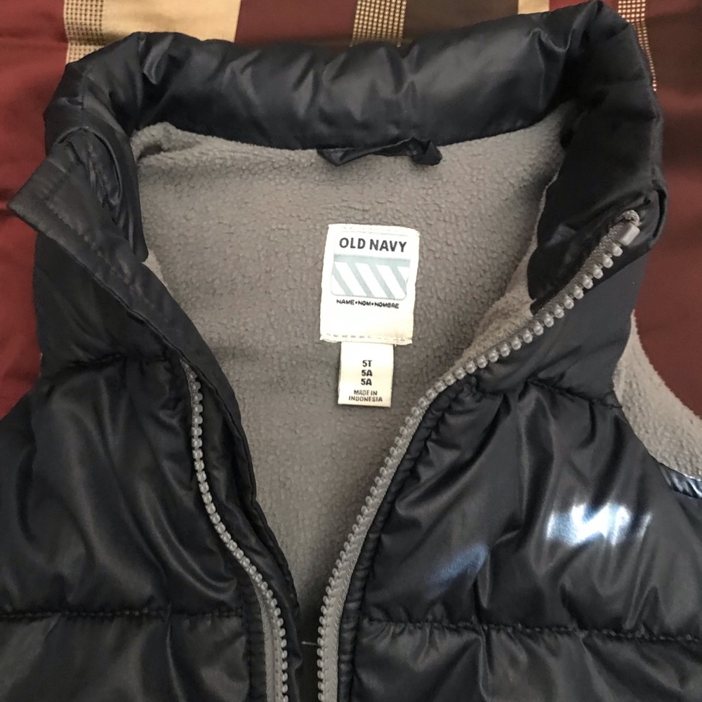 Blue Old Navy Puffer Vest